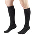 Truform Short Length 20-30 mmHg Compression Stockings for Men and Women, Black, Small