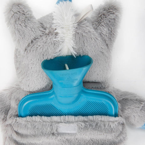 HomeTop Classic Rubber Hot Water Bottle with Adorable Unicorn Cover