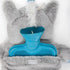 HomeTop Classic Rubber Hot Water Bottle with Adorable Unicorn Cover