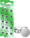 SKOANBE 20PCS AG13 LR44 A76 1.5V Button Coin Cell Battery