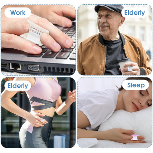 Trigger Finger Splints (5PCS) Thumb Finger Brace for Knuckle Immobilization, Pain Relief, Fits Index, Middle, Ring,