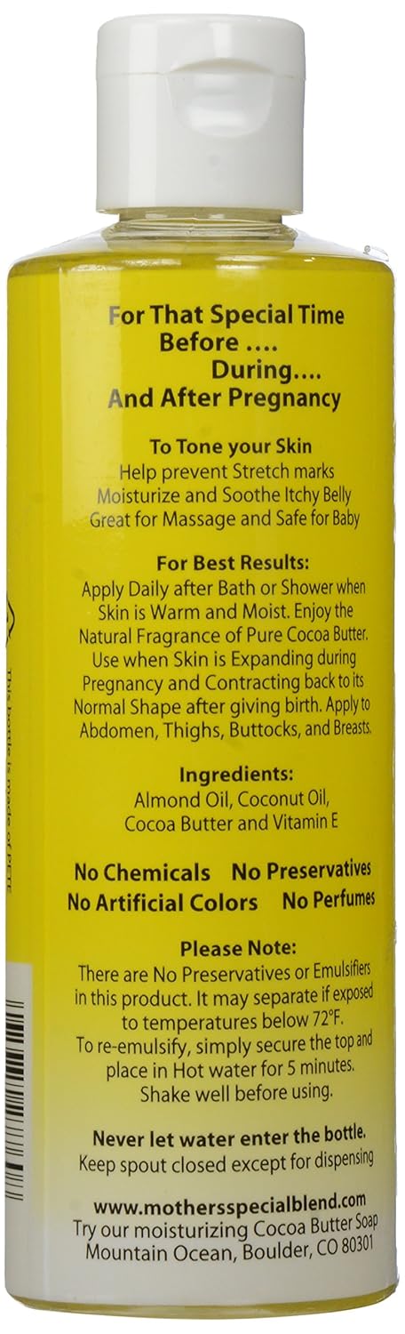 Mother's Special Blend All Natural Skin Toning Oil, 8-Ounce