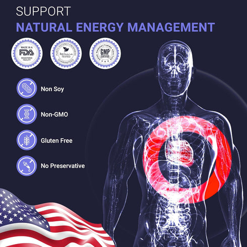 Potent Lumbrokinase Supplement (120 Servings) - 40mg/Serving, Max Activity 800,000 Units, Capsules for Energy Support