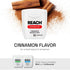 REACH Waxed Dental Floss, Cinnamon, 6 Pack, 55 yd, Shred Resistant for Deep Cleaning Teeth