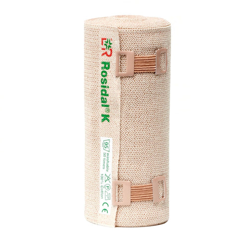 Lohmann & Rauscher Rosidal K Short Stretch Compression Bandage, 4.72" x 5.5 Yards for Lymphedema Management