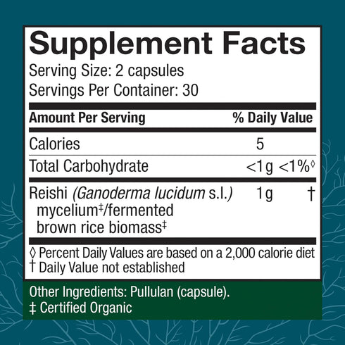 Immune 60 (30 Host Defense Reishi Capsules - Heart & Health Support Supplement - Mushroom Supplement to Support Energy