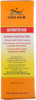Tiger Balm Arthritis Rub, 4 fl oz