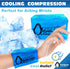 Wrist Cold Gel Ice Pack - Reusable Soft Gel Compression Wrap for Pain Relief, Carpal Tunnel, and Sore Joints