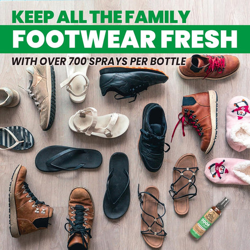 Uncle Todd's Odor Stomp Shoe Deodorizer - Proven Enzyme Formula for Odor Elimination in Footwear