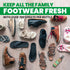 Uncle Todd's Odor Stomp Shoe Deodorizer - Proven Enzyme Formula for Odor Elimination in Footwear