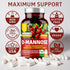 Number One Nutrition Premium D Mannose with Cranberry and Hibiscus, Max Strength 1350mg, 120 Capsules