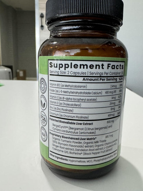 Zen Nutrients The Everyday Liver Vitamin - Liver Cleanse Detox & Repair with Organic Milk Thistle, 30 Servings