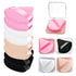 8 Pieces Triangle Makeup Puff with 4 Travel Cases, Reusable Velour Cosmetic Foundation Blender Sponge for Loose Powder