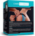 Care Science Waterproof Kinesiology Tape - 40 ct Precut Strips (2 Rolls), Black, Elastic Sports Tape
