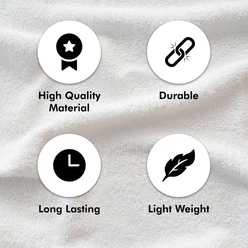 Ideahome 18" 30" Terry Cloth Adult Bibs, Hook and Loop Closure, x Reusable Clothing Protectors, Double Ply Knit