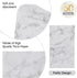 Zonon 150 Pcs Marble Paper Hand Towels for Bathroom Disposable Guest Hand Towels Decorative Paper Marbleized Dinner
