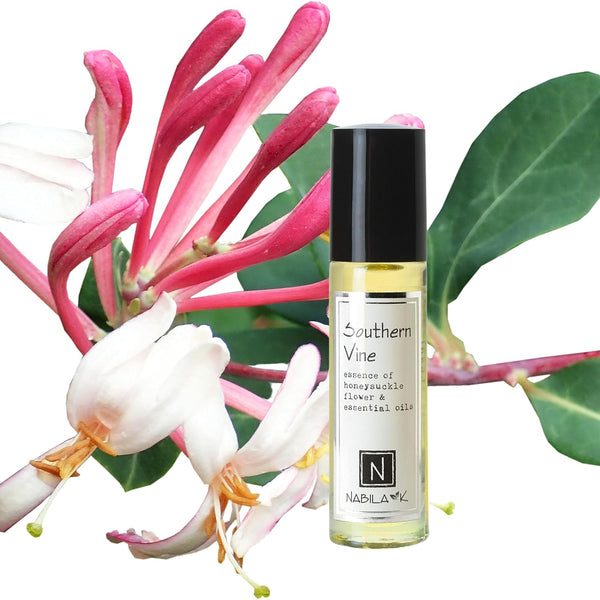 Southern Vine Roll-On Perfume with Honeysuckle Essential Oil - Alcohol-Free, Organic, Long-Lasting - 0.33 oz
