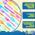 JOYIN 288 PCs Plastic Cutlery Hard Utensils for Cinco De Mayo Celebrations, Luau Party, Taco Tuesday Event, Mexican