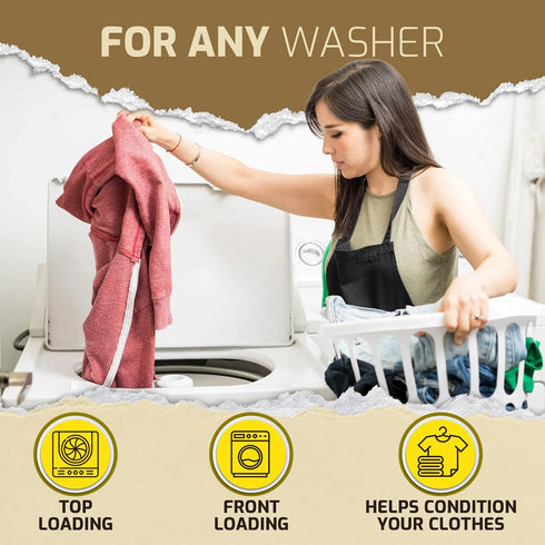 Scent Boosters for Washer, Wild Lemon Aroma - Bulk Laundry Booster Beads and Fabric Smell Deodorizer - In Wash Odor