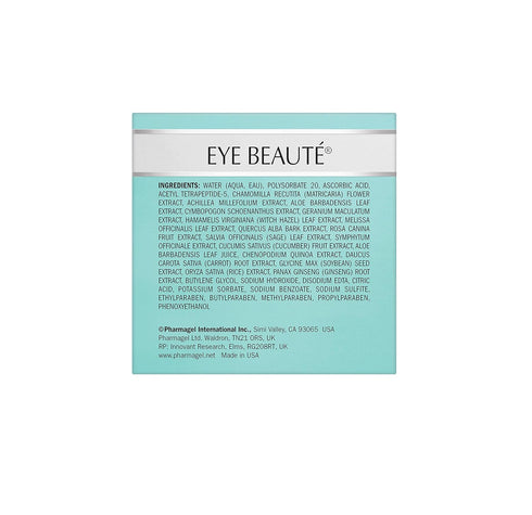 Pharmagel Complexe Eye Beaute Treatment Pads, 60 Count, Herbal Solution for Puffy Eyes