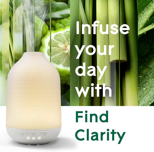 Glade Aromatherapy Diffuser & Essential Oil, 0.56 Fl Oz, Air Freshener for Home, Find Clarity Scent