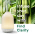Glade Aromatherapy Diffuser & Essential Oil, 0.56 Fl Oz, Air Freshener for Home, Find Clarity Scent