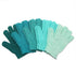 MIG4U Medium to Heavy Shower Exfoliating Scrub Gloves - 5 Pairs for Deep Cleansing and Dead Skin Removal