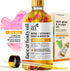 ArtNaturals Face & Body Vitamin E Bio Oil 4.0oz + Gua Sha Tools Set for Scars & Stretch Marks