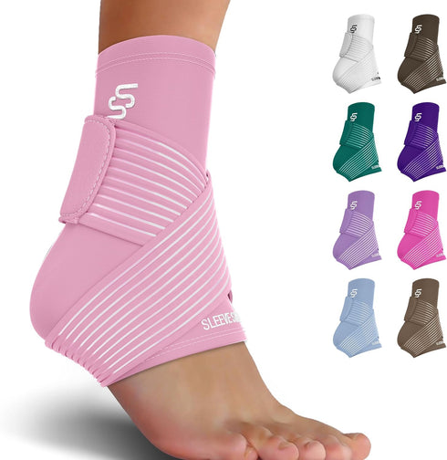 Sleeve Stars Ankle Support for Ligament Damage, Plantar Fasciitis Support & Achilles Tendonitis Pain Relief