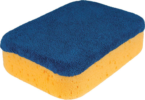 QEP Microfiber Polishing Sponge | Dual Surface Sponge with Microfiber Pad
