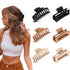 Vsiopy 6pcs Medium Large Matte Square Claw Hair Clips for Women, Versatile Styling for Thick & Thin Hair