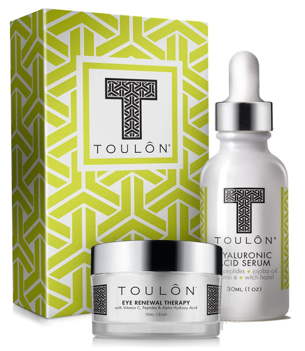 Hyaluronic Acid Anti Aging Skin Care Kits; Women Beauty Set with Serum and Eye Cream