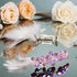 Ruihfas Women Girls Crystal Rhinestone Flower Pattern Hair Spring Clip - Sweet Hair Accessories (Purple)