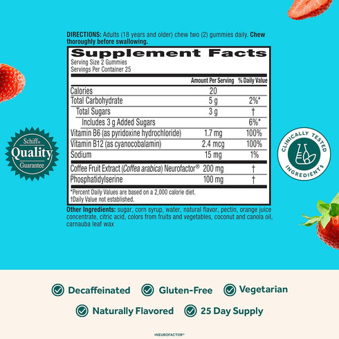NEURIVA Plus Brain Supplement - Memory, Focus & Cognitive Function with B6, B12 & Nootropics - 50ct