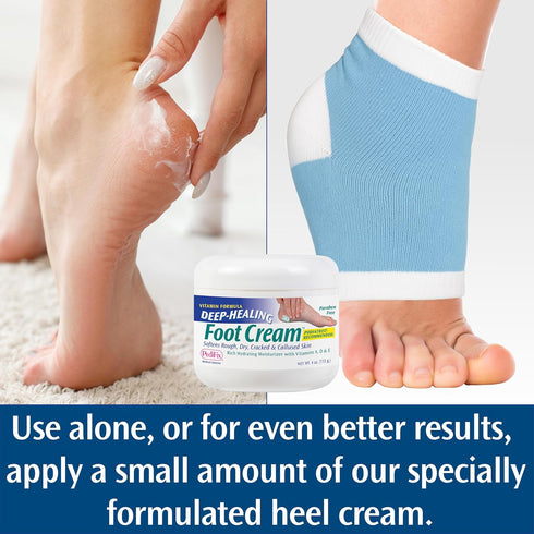 PediFix Visco-GEL Heel Sleeves – Moisturizing Gel Socks for Dry, Cracked Heels & Calluses, 1 Pair
