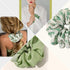 Scrunchies Hair Ties for Women - Big Silk Satin Scrunchie Extra Large Jumbo Oversized Cute Chiffon Scrunchy