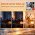 Sunset 30 Sunrise Alarm Clock & White Noise Machine, Effective Alarm Clocks for Deep Sleepers, Bluetooth Speaker Wake