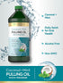 Carlyle Pulling Oil for Teeth & Gums | 16 Fl Oz Pack of 2 | Coconut & Mint | Non-GMO & Alcohol Free