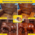 PIPIHUA Beeswax Furniture Polish - 1pc Waterproof & Repair Wood Wax with Sponge (Lemon)