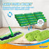 KEEPOW XL Dry Sweeping/Wet Mopping Cloths for Swiffer XL Sweeper, Reusable & Washable Microfiber Mop Pad Refills, 6 Pack