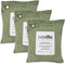 Moso Natural Air Purifying Bag 200g (3 Pack) - Scent Free Odor Eliminator for Cars, Closets, Bathrooms