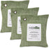 Moso Natural Air Purifying Bag 200g (3 Pack) - Scent Free Odor Eliminator for Cars, Closets, Bathrooms