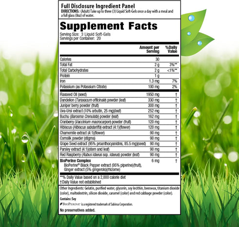Irwin Naturals Bloat-Away - 60 Liquid Soft-Gels, Pack of 2 - Water Balance Support & Electrolytes - 40 Total Servings