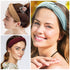 Maxdot 8 Pieces Knotted Wide Turban Headbands for Women, Elastic Hair Bands, Hair Accessories for Girls