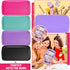 Hushee 4 Pcs Clear Nylon Makeup Bag, Waterproof Travel Toiletry Bag, Zipper Pouch for Women Christmas Gifts
