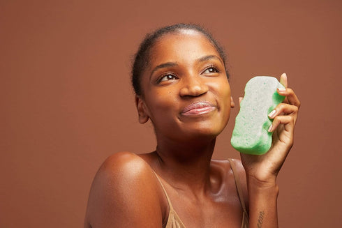 Spongeables Body Wash Sponge, Cool Cucumber, 20+ Wash, 3 Count