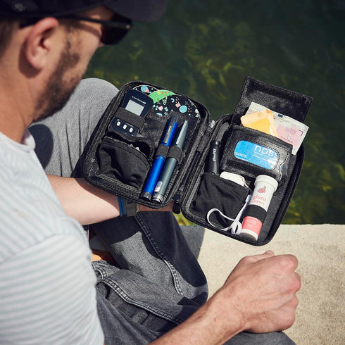 Glucology Classic Diabetic Organizer - Convenient Storage for Insulin, Glucometer, and Accessories, Essential Travel