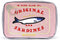 Cessfle Funny Sardine Tin Fish Makeup Bag - Creative Kawaii Cosmetic Pouch for Women & Coquette Make Up Storage