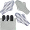 Wegreeco Reusable Menstrual Pads, Soft Cloth Sanitary Pads, 6 Pack with 1 Cloth Mini Wet Bag