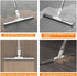 17" Rubber Squeegee Broom with 51" Aluminum Alloy Pole for Floor Cleaning